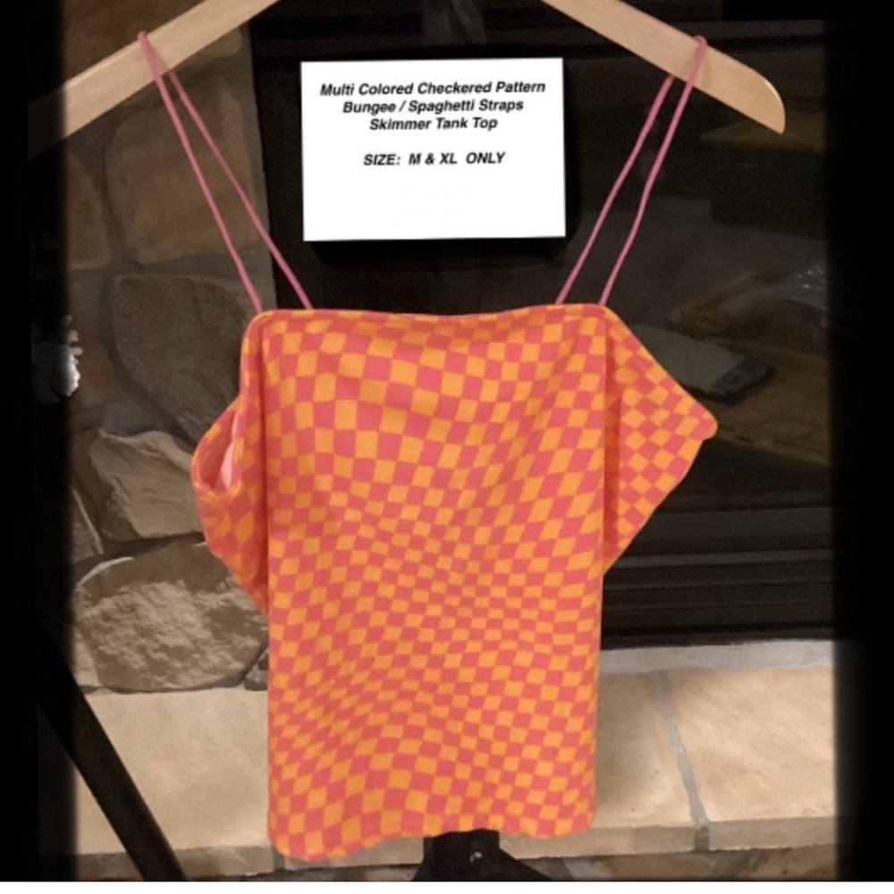 🐣  Skimmer Tank w/ Bungee/Spaghetti Straps ~ NWT